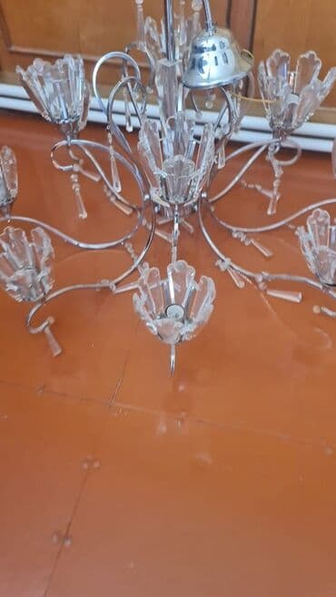 Çılçıraq, 10 və daha çox lampa, Metal