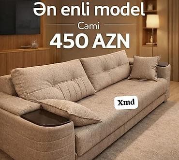 divan ikinci el: En enli model divan – cəmi 450 AZN - Geniş ölçülü, rahat oturma — 1