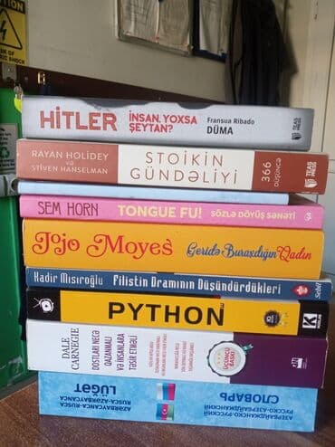 Məzmunca müxtəlif janrlardan ibarət kitab dəsti Hər bir kitab 50 %