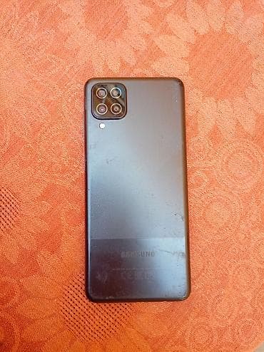 discover note 21 plus: Samsung Galaxy A12, rəng - Qara, Barmaq izi — 1