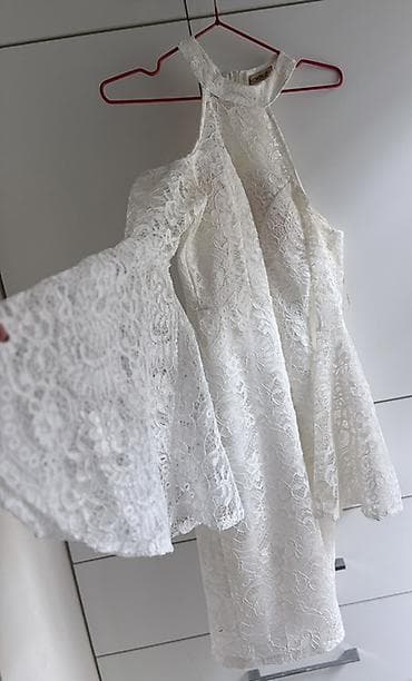 stay mate: Ağ rəngli krujeva don 1 dəfə zaksa geyinilib - Romantik dizayn: tam — 1