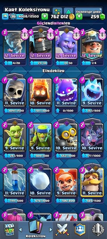 boks kiseleri: Clash Royale hesabı – yüksək səviyyəli və inkişaf üçün zəngin — 3