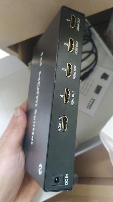 lalafo pc: 1x4 HDMI Splitter - 1 mənbədən 4 ekrana eyni vaxtda HDMI siqnalının — 2