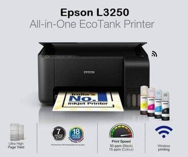 The Epson EcoTank L3250 printer offers a reliable and efficient lalafo.az -da The Epson EcoTank L3250 printer offers a reliable and efficient
