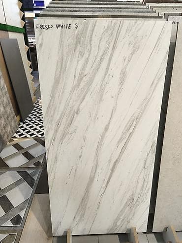 Fresco White S mərmər naxışlı keramoqranit/plast tile - Rəng və