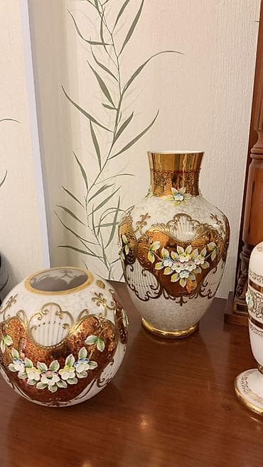 gul lecekleri: Vaza dəsti, Keramika — 3