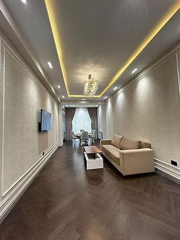 Mənzillər: İcarəyə verilir 3 otaqlı yeni tikili 125 m², Nizami m. Kateqoriya — 2