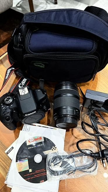 Foto və videokameralar: Canon EOS 750D DSLR fotoaparat dəsti Məhsul tərkibi:Cantada bu — 6
