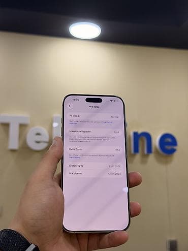ideal iphone: IPhone 16 Pro Max, 256 GB, Natural Titanium, Zəmanət, Kredit, Simsiz şarj — 5