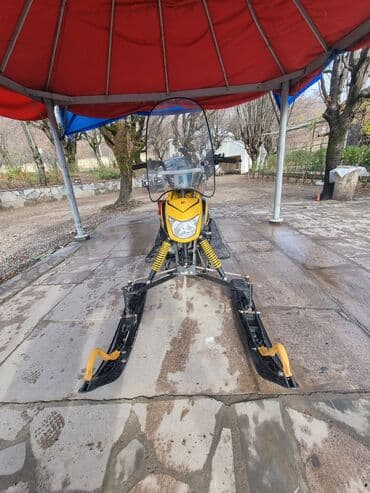 matasikl: DINGO qar motosikleti - Rəng: sarı/qara - Ön hissədə iki geniş — 5