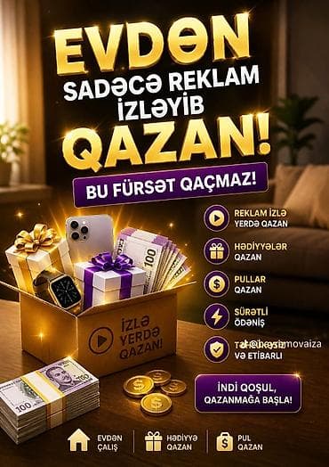bedava hesab pubg: Xidmət: Evdən reklam izləməklə qazanc imkanı Təsvir: - Mobil və ya — 1