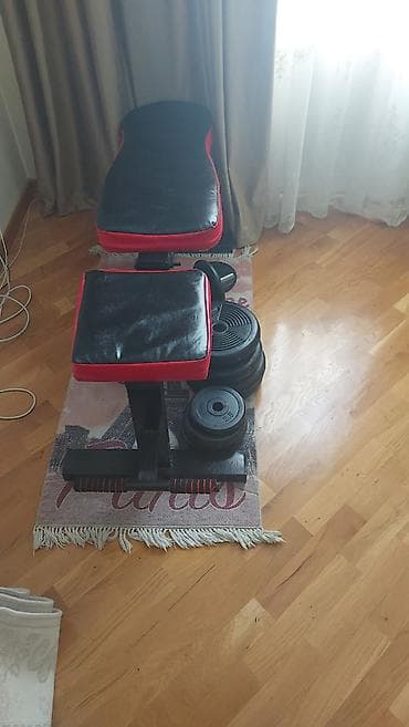 İdman və hobbi: Lejanka pres ucun + 2 eded gir ( cemi 40 kg)
Qarayevdedi — 1