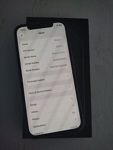 iphone se telefon: IPhone 12 Pro, 128 GB, Graphite, Face ID — 2