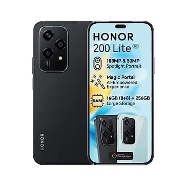 Honor 200 Lite, 256 ГБ, цвет - Черный