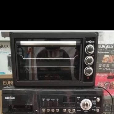 eurolux soba: Duxovka Elektrik, rəng - Qara, Ayrıca dayanan, Yeni — 2