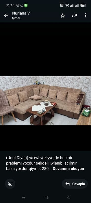 i̇şlənmiş divanlar: Künc divan — 1