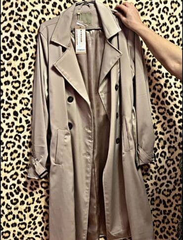 дождевик купить в баку: Плащ, XL, цвет - Бежевый — 2