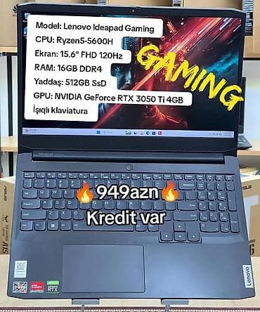 monster notebook: Lenovo IdeaPad, 15.6 ", AMD Ryzen 5, 512 GB — 1