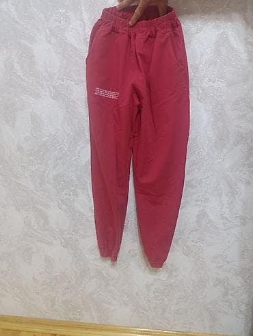 destler: Qırmızı rəngli hoodie və şalvardan ibarət dəst - Stil: idman/ — 2