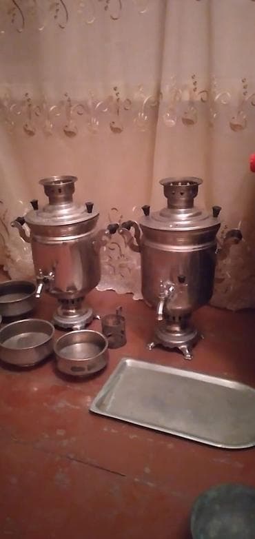 Samovar dəsti – köhnə tip kömür/sobaya qoyulan samovarlar Tərkib: - 2
