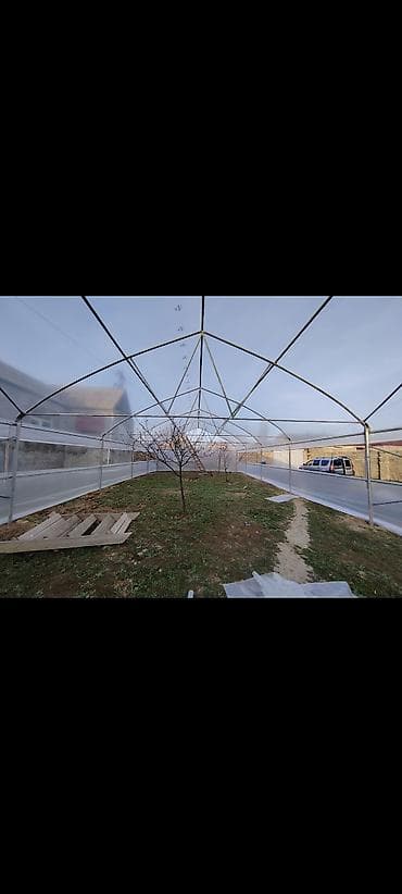 Bağ evi və bağ üçün hərşey: Istixana parnik satılır hazır sökülüb 24uzunluk eni 8mt paslanmaz — 4