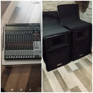 yamaha mikşer: Səhnə və tədbirlər üçün peşəkar səs paketi - Mikser: Behringer — 2