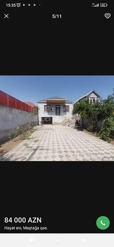 Maştağa qəsəbəsində həyət evi. - Geniş, tam yaşayış üçün nəzərdə bu — 1