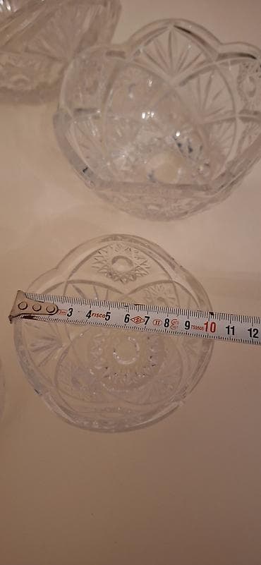 neman xrustal: Qedimi xrustal dest.6si birlikde 35azn Kristal qab dəsti - Material — 4