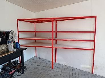 stellaj: Anbar və ofislər üçün metal rəf sistemləri - Material: qalın metal — 6
