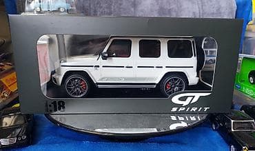 ucuz gitara satisi: Коллекционная модель Mercedes-Benz G63 W463 white 2019 GT Spirit — 2