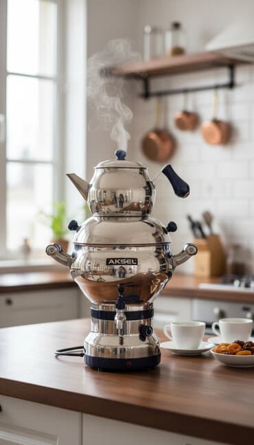 Mətbəx kombaynları və doğrayıcıları: Elektrik Samovar, 6 l — 1