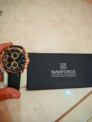 gence saat: Qol saatı, NaviForce, rəng - Qızılı — 1