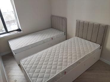 d10 mebel: Bazalı tək nəfərlik çarpayı - Ölçü: təxmini 90×190 sm (tək nəfərlik) — 3