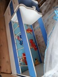 купить кровать трансформер: Для мальчика, Б/у, Четырехугольная, Колыбель, С матрасом, Без механизма качания — 2