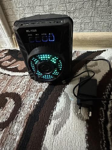 duyu aparati: ML-1325 portativ akustik kolonka - İşıqlı dinamik: Ön paneldə rəng — 5