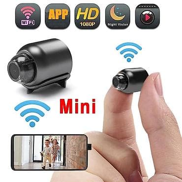 mini itx: Mini Wi‑Fi kamera - 1080P Full HD görüntü keyfiyyəti - Wi‑Fi — 1