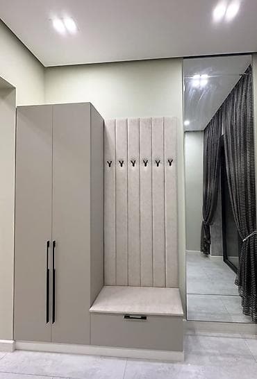 acilib baglanan masa: 2 qapılı, Güzgülü, Bej, Digər material, Açılan, Düz dolab — 2