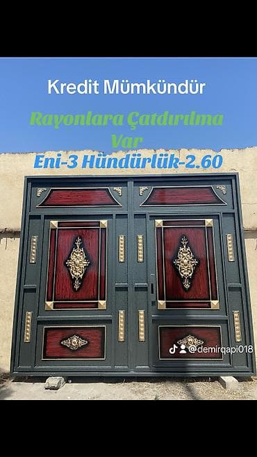 Eni-3 Hündürlük-2.60 Çərçivə-8lik Şveller,List-2.5,Profil