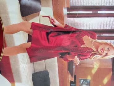 Baş geyimləri: Qadın gecə geyimi dəsti - Model: iki hissəli dəst – atlas gecə — 1