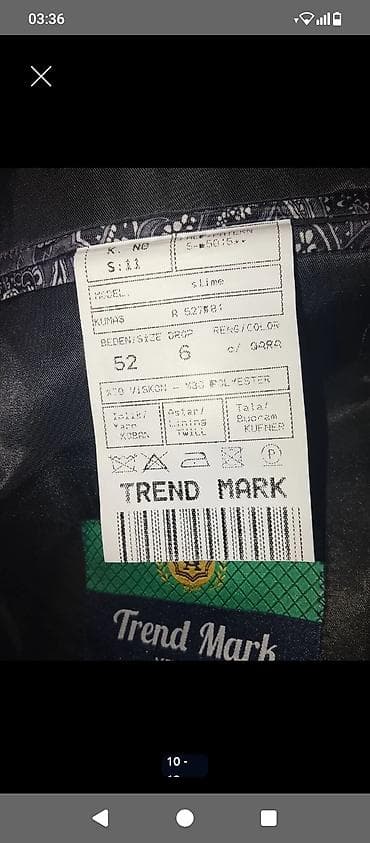 geynilmis paltarlar: Pashaturk kişi geyim dəsti - Rəng: qara (ağ köynəklə) - Stil: Slim — 6