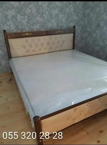 Кровати: Matrassız 240 azn
Matrasla 340 azn
Rəng seçimi edə bilərsiz — 2