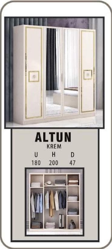 ALTUN paltar dolabı Fabrik istehsalı mebellərin topdan qiymətlə