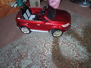 uşaq üçün masinlar: Uşaq üçün elektrikli maşın – Audi Q7 üslubunda - Rəng: qırmızı — 2