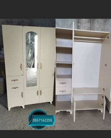 dsp satışı: Düz dolab, Qonaq otağı üçün, Dəhliz üçün, Yataq otağı üçün, Paltar üçün, Açılan, Quraşdırıla bilən, 3 qapılı — 12