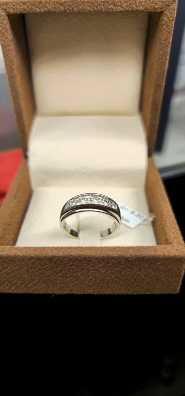 Toy, Üzük, Ağ qızıl, 750 Əyar, Brilyant, 0.26-0.50 Karat