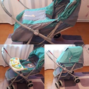 детские машинки для картинга: Классическая прогулочная коляска, Б/у, Пол: Мальчик, Возраст: 30 месяцев, Самовывоз — 2