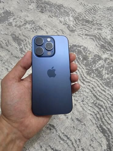 IPhone 15 Pro, 512 GB, Mavi, Sənədlərlə