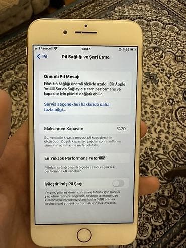 xiomi redmi 9 t: IPhone 8 Plus, 64 GB, Qızılı, Barmaq izi — 7