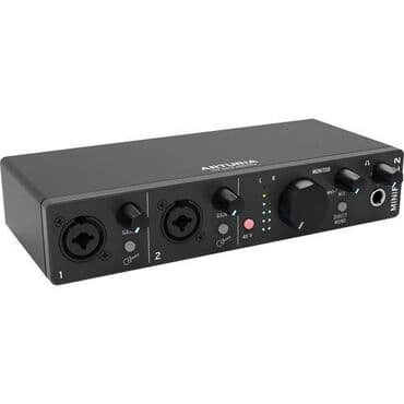 zeng zamani ses yazma: Arturia MiniFuse 2 Black ( Səs kartı, Səs kartı dəsti münasib — 1