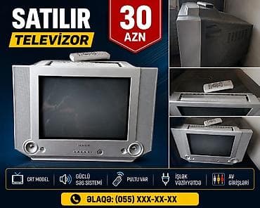 video registor: Samsung CRT televizor - Ekran: Klassik CRT ekran - Səs: Güclü daxili — 1